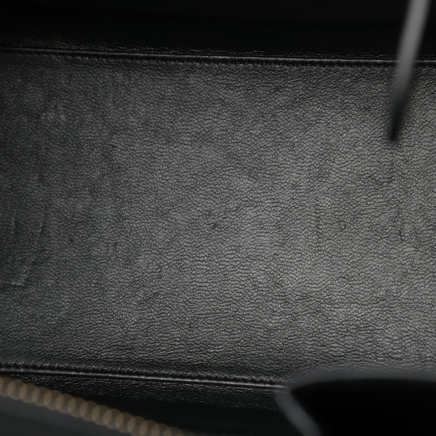 Smooth Calfskin Micro Luggage Black