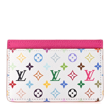 Louis Vuitton LV X TM Monogram Multicolor Card Holder Kawaii Pink 1 of 7