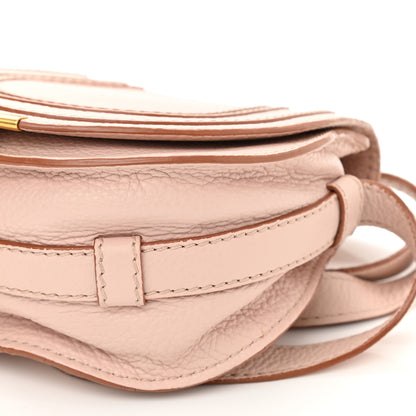 Chloe Calfskin Mini Marcie Round Crossbody Bag Blush Nude 8 of 11