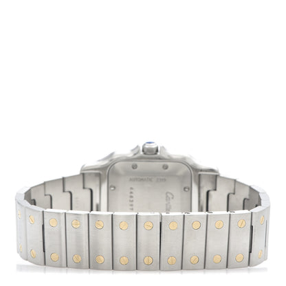 Cartier Stainless Steel 18K Yellow Gold 29mm Santos De Cartier Galbee Automatic Watch 4 of 6