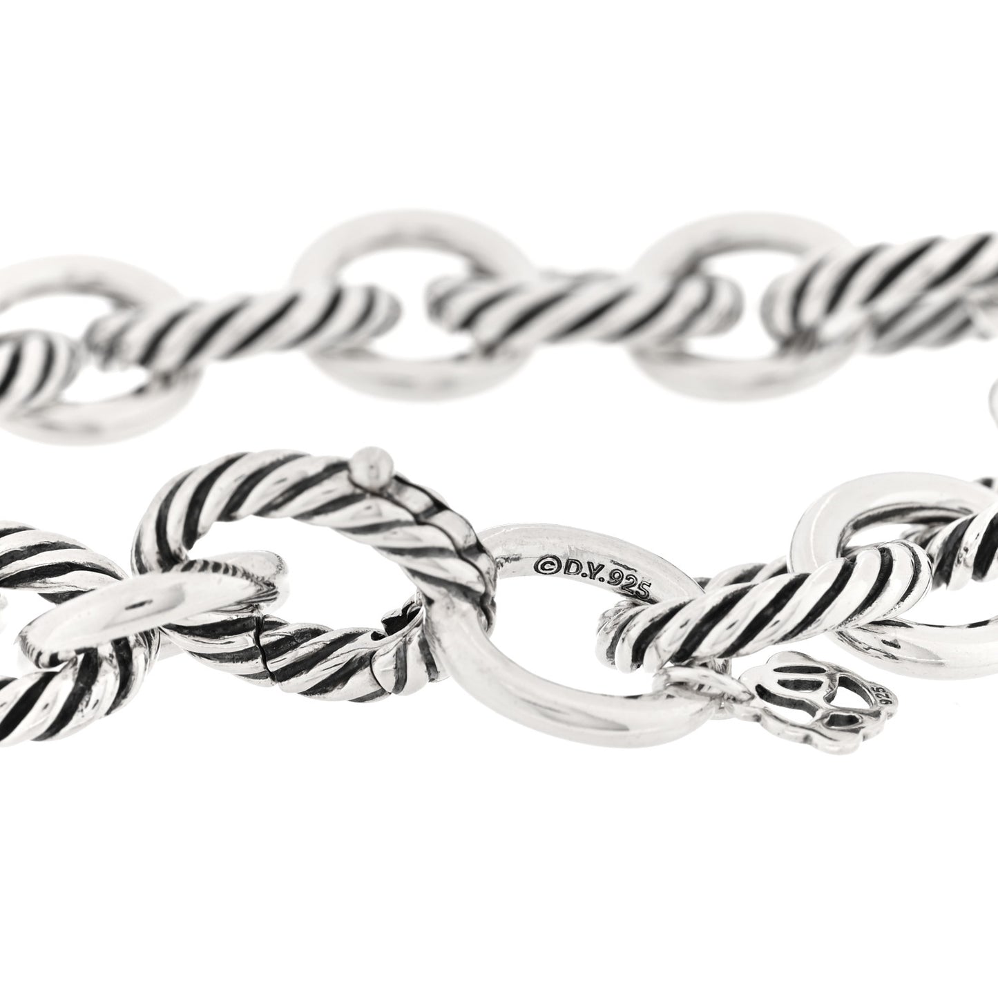 Sterling Silver 10mm Medium Oval Link Bracelet