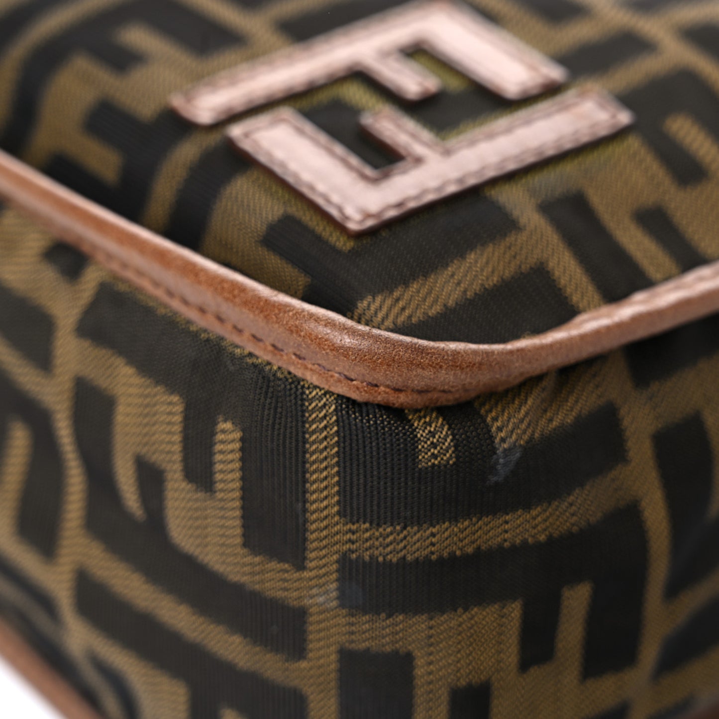 Zucca Vitello Patchwork Messenger Bag Tobacco Sabbia