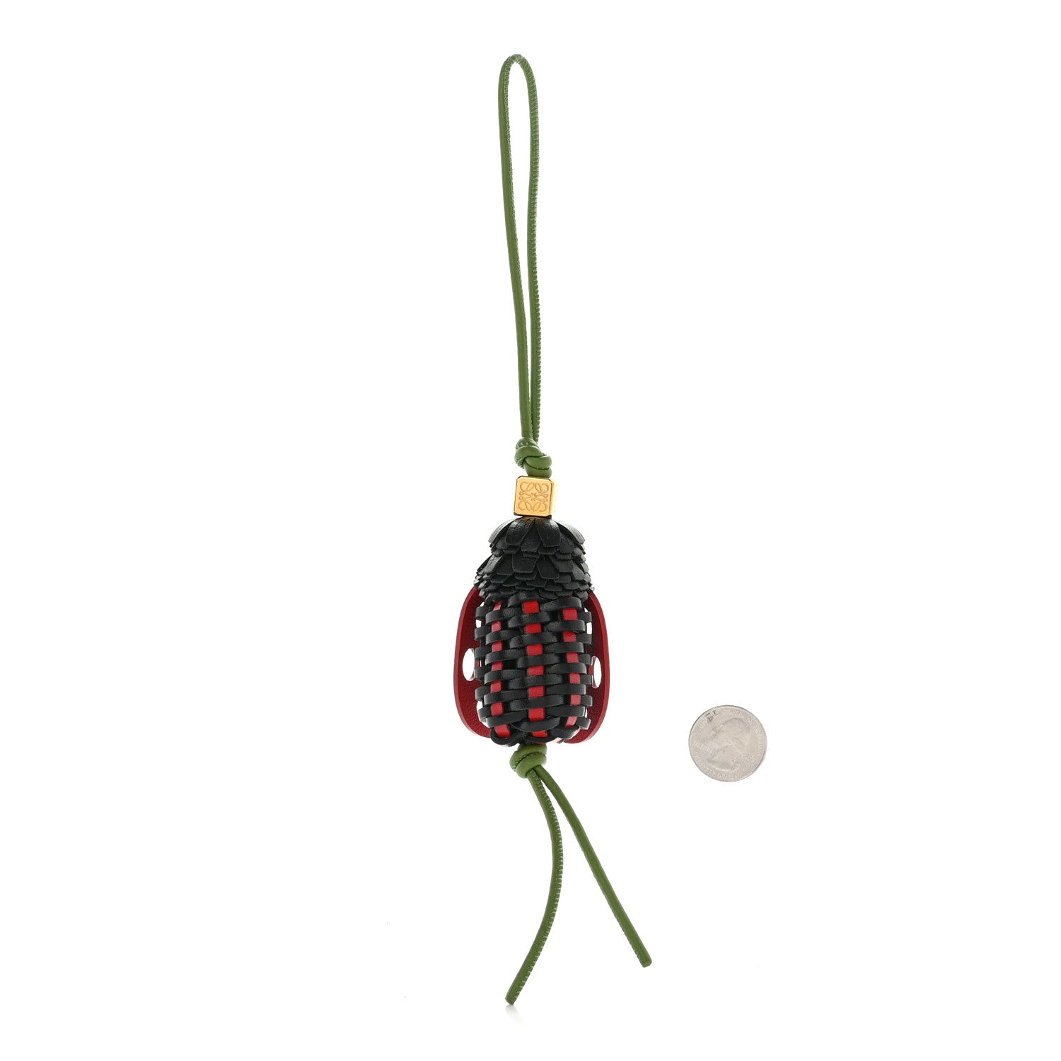 Loewe Calfskin Ladybug Charm Black Red 2 of 4