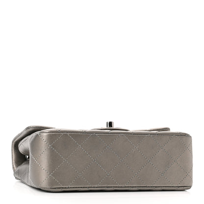 Chanel Metallic Calfskin Quilted Mini Rectangular Flap Ruthenium 4 of 10