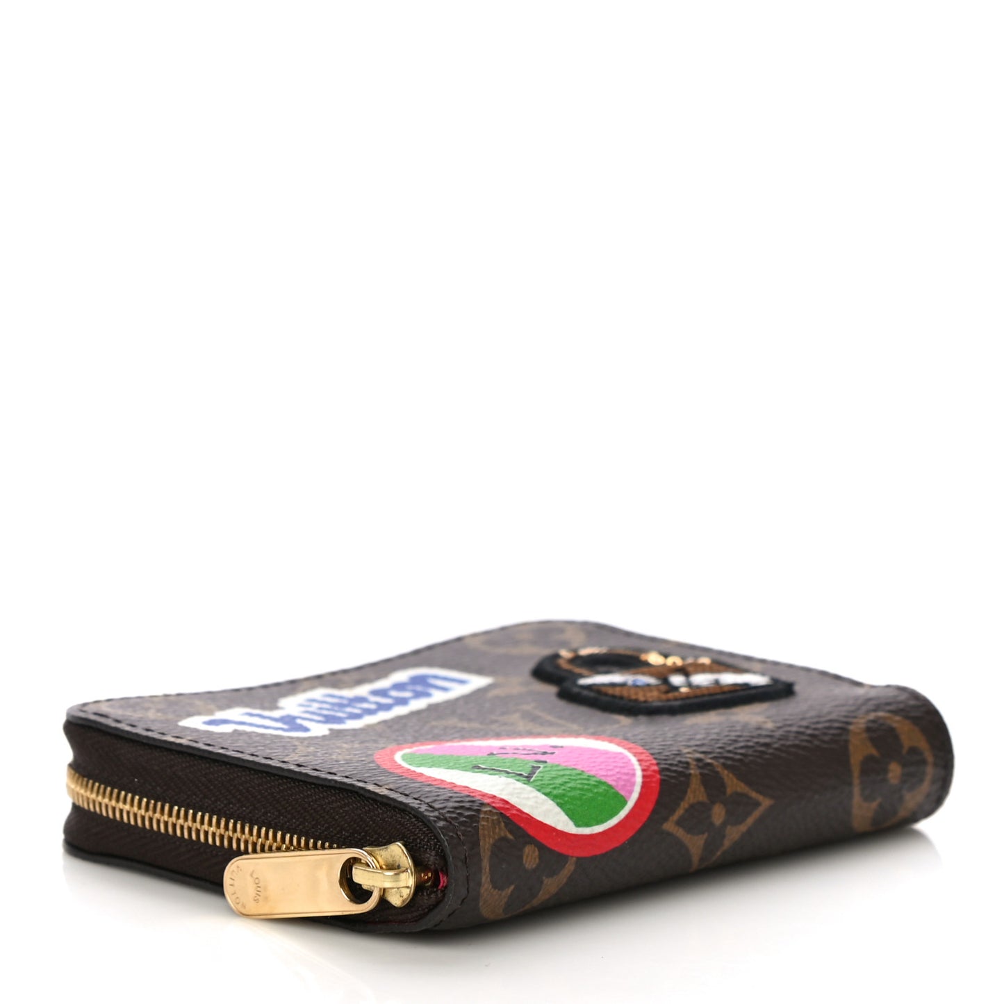 Monogram Travel Stickers Zippy Coin Purse