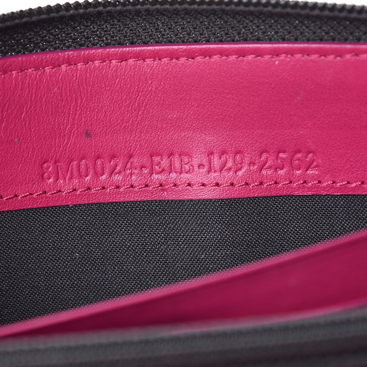 Zucca Spalmati FF Multicolor Zip Around Wallet Multicolor Fuchsia