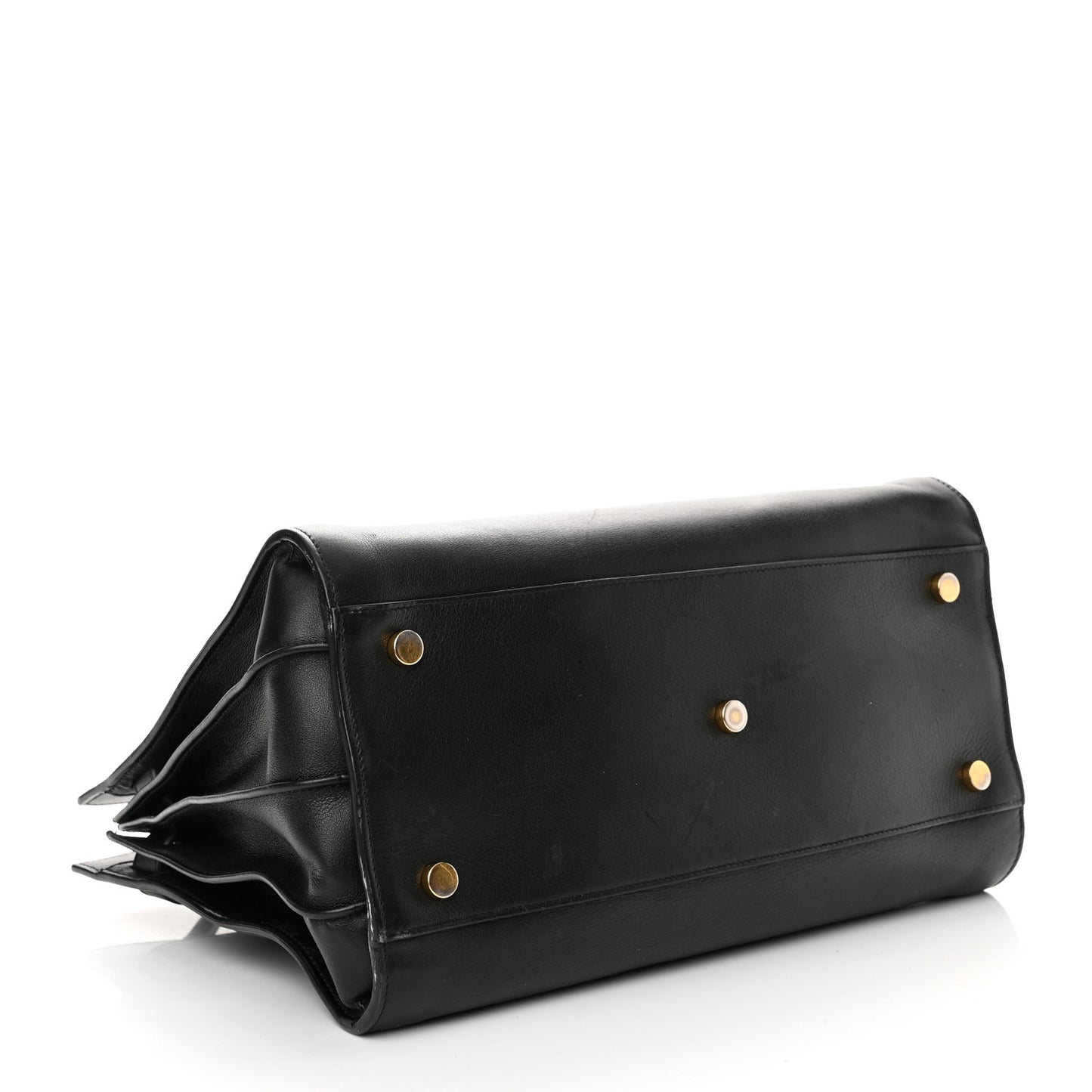 Calfskin Small Sac De Jour Black