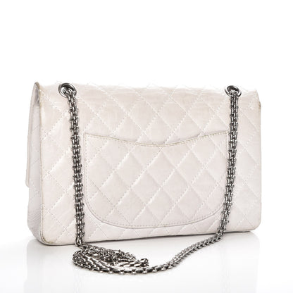 Chanel Aged Calfskin Quilted 50th Anniversary 2.55 Reissue Flap 226 White 4 of 11