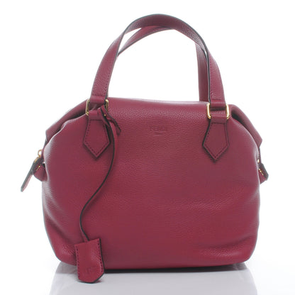 Fendi Vitello Satchel Amarena 3 of 11