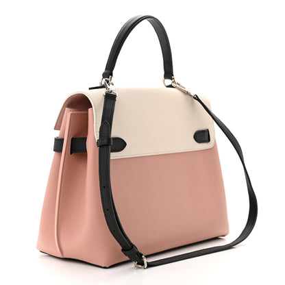 Louis Vuitton Soft Calfskin Lockme Ever Rose Ballet White Maito Black 3 of 9
