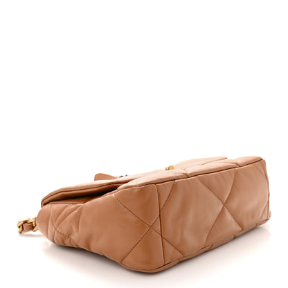 Chanel Lambskin Quilted Medium Chanel 19 Flap Brown 4 of 11