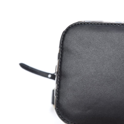 Fendi Vitello Liberty F is Fendi Bi-Color FF 1974 Embossed Mini Mon Tresor Bucket Bag Maya Black 11 of 11