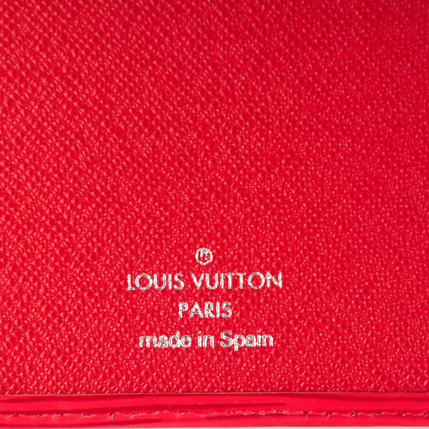 Epi Checkbook Cover Red