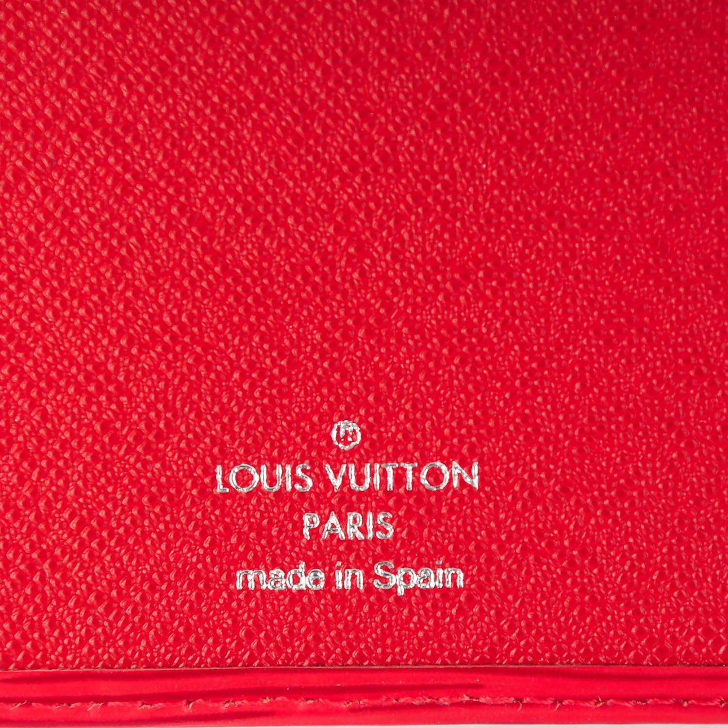 Louis Vuitton Epi Checkbook Cover Red 6 of 7