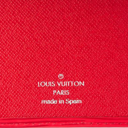 Louis Vuitton Epi Checkbook Cover Red 6 of 7