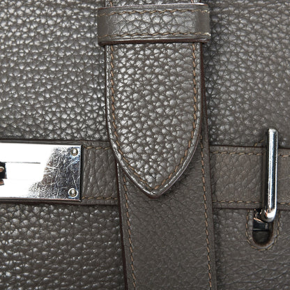 Hermes Taurillon Clemence Jypsiere 37 Etain 25 of 28