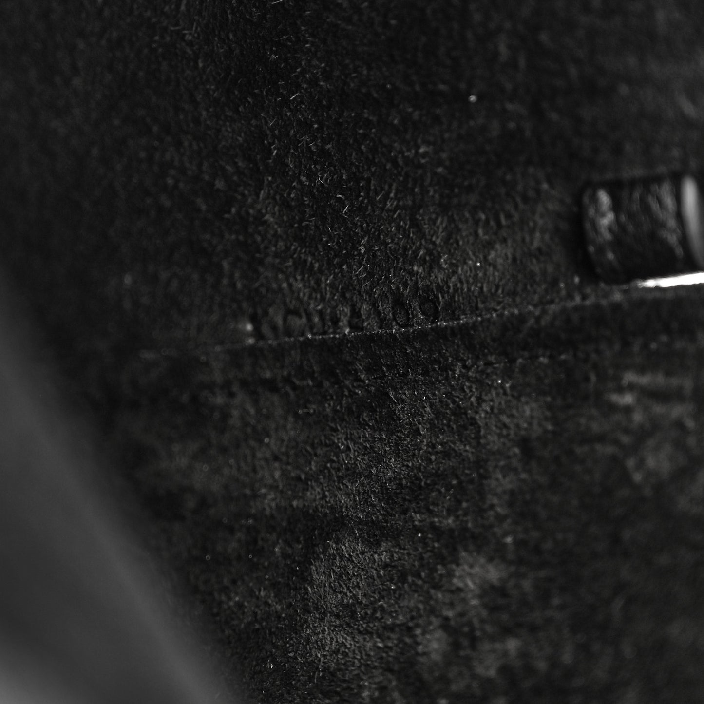 Grained Calfskin Nano Belt Bag Black