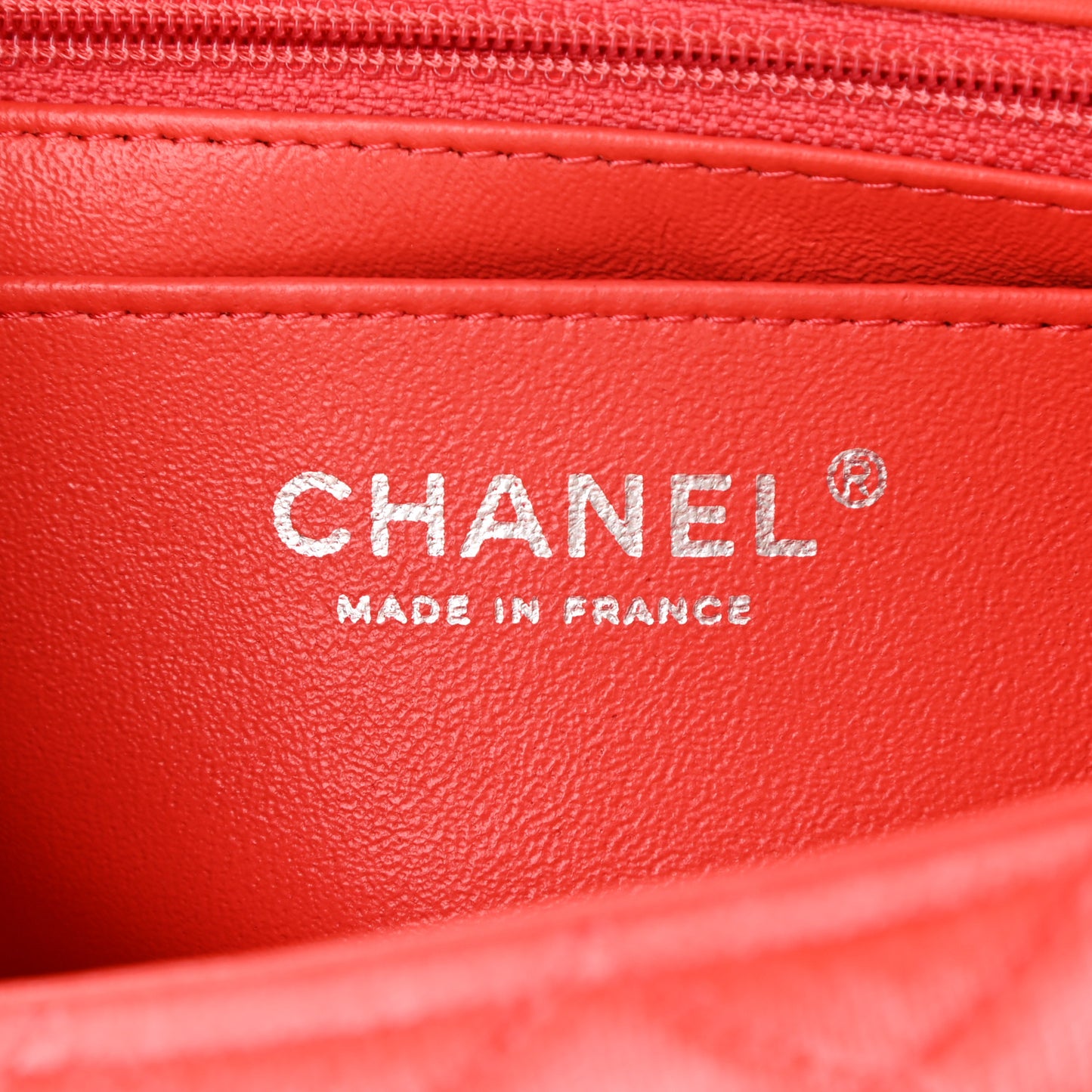 Velvet Quilted Mini Rectangular Flap Coral