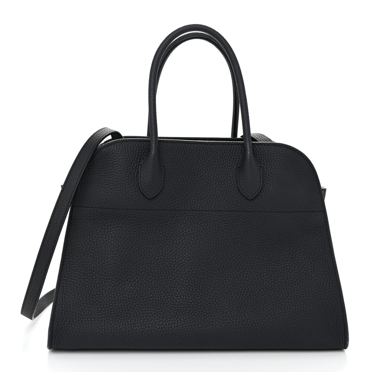 Matte Grained Calfskin Soft Margaux 12 Marine