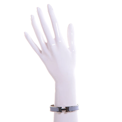 Hermes Enamel Narrow Clic Clac H Bracelet PM Lin 2 of 7