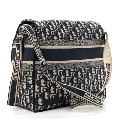 Christian Dior Oblique Medium Diorcamp Messenger Blue 3 of 14