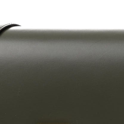 Celine Box Calfskin Medium Classic Box Flap Bag Khaki 10 of 13