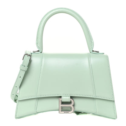 Balenciaga Shiny Box Calfskin Small Hourglass Top Handle Bag Light Green 1 of 18