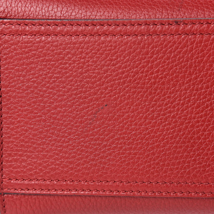 Gucci Calfskin Small GG Marmont Top Handle Bag Vulcanic Red 10 of 11