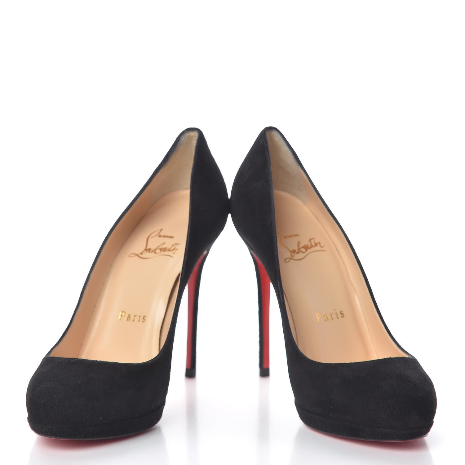 Christian Louboutin Suede Filo 120 Pumps 35 Black 5 of 17