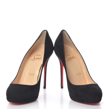 Christian Louboutin Suede Filo 120 Pumps 35 Black 5 of 17