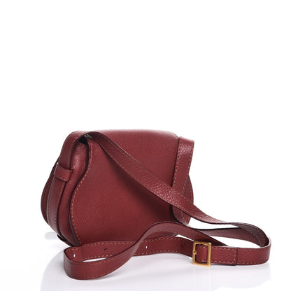 Chloe Calfskin Mini Marcie Round Crossbody Bag Berry Cupcake 3 of 8