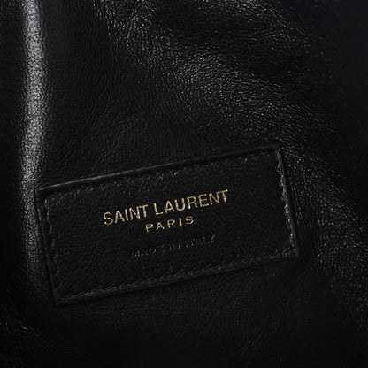 Saint Laurent Lambskin Quilted Gaby Zipped Pouch Black 6 of 11
