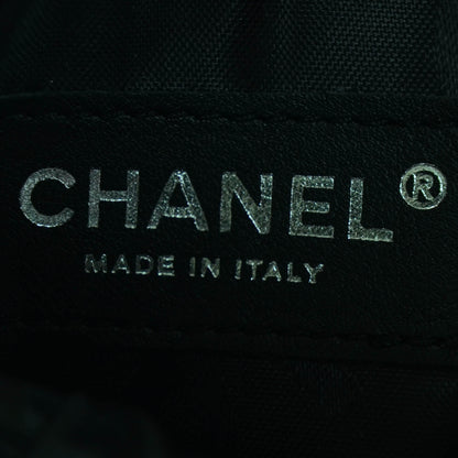 Chanel Calfskin Quilted Cambon Pouch Pink Black 7 of 8
