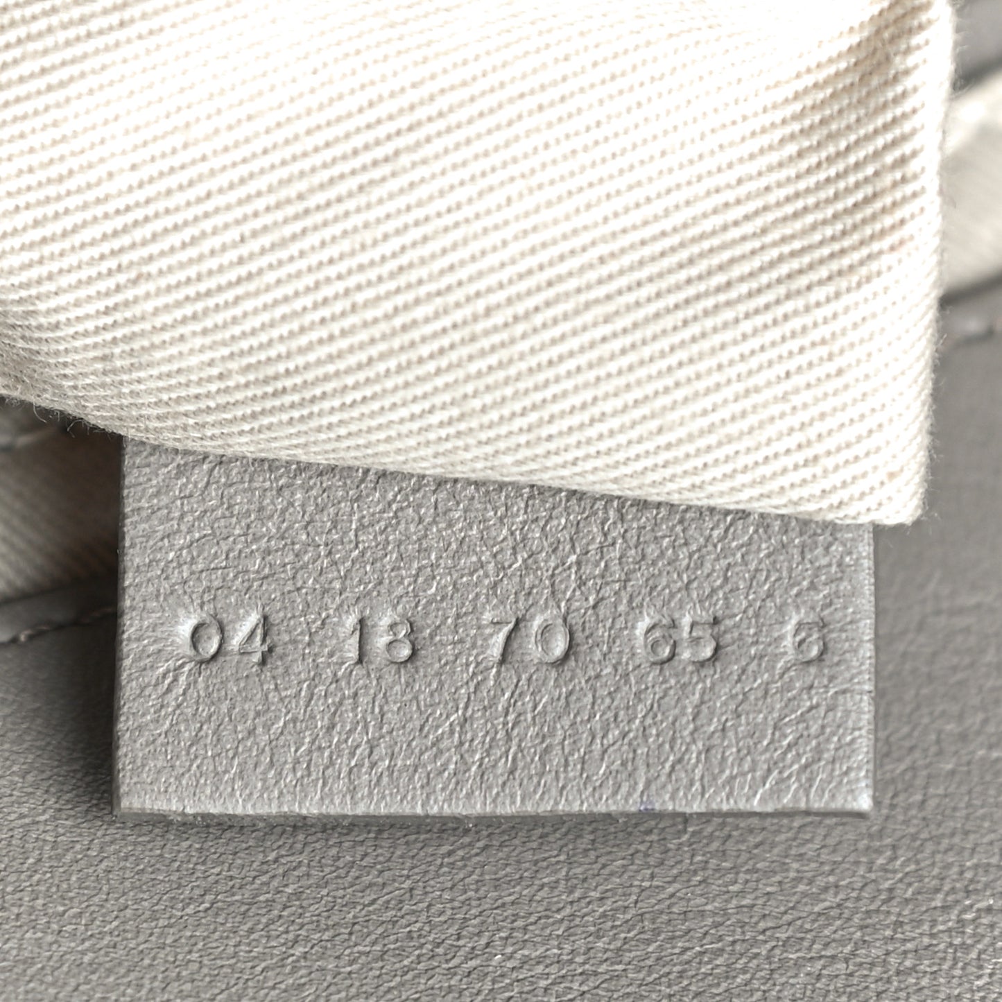 Calfskin Suede Medium Roy Bag Motty Grey
