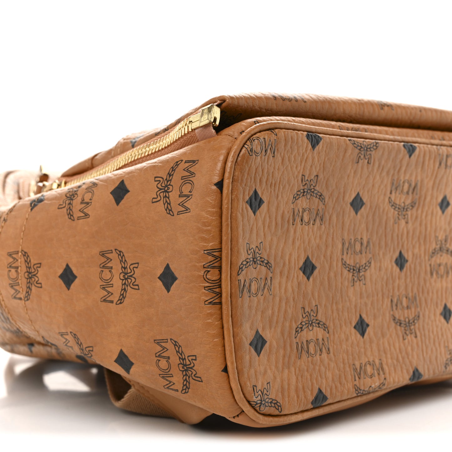 Visetos Studded Small Dual Stark Backpack Cognac