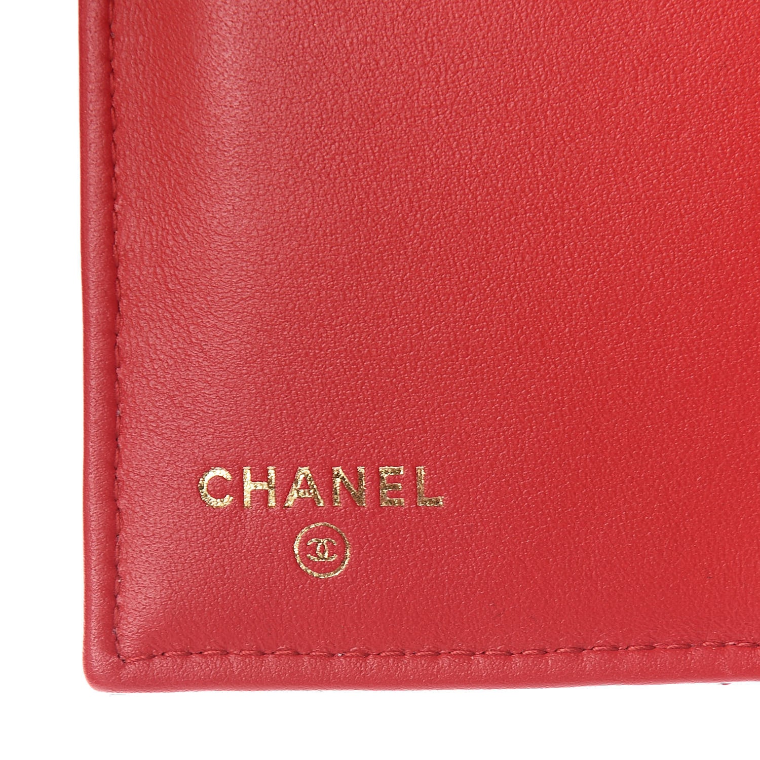 Chanel Caviar Quilted Medium Filigree Flap Wallet Red 6 of 9