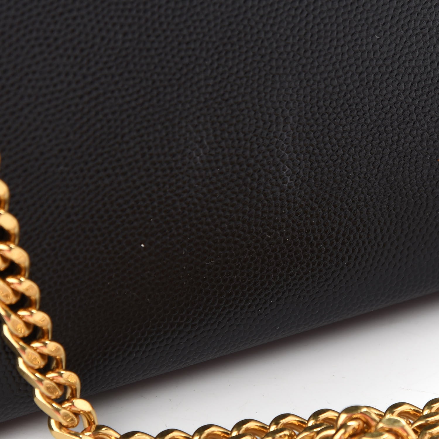 Saint Laurent Grain De Poudre Medium Classic Monogram Kate Satchel Black 9 of 9