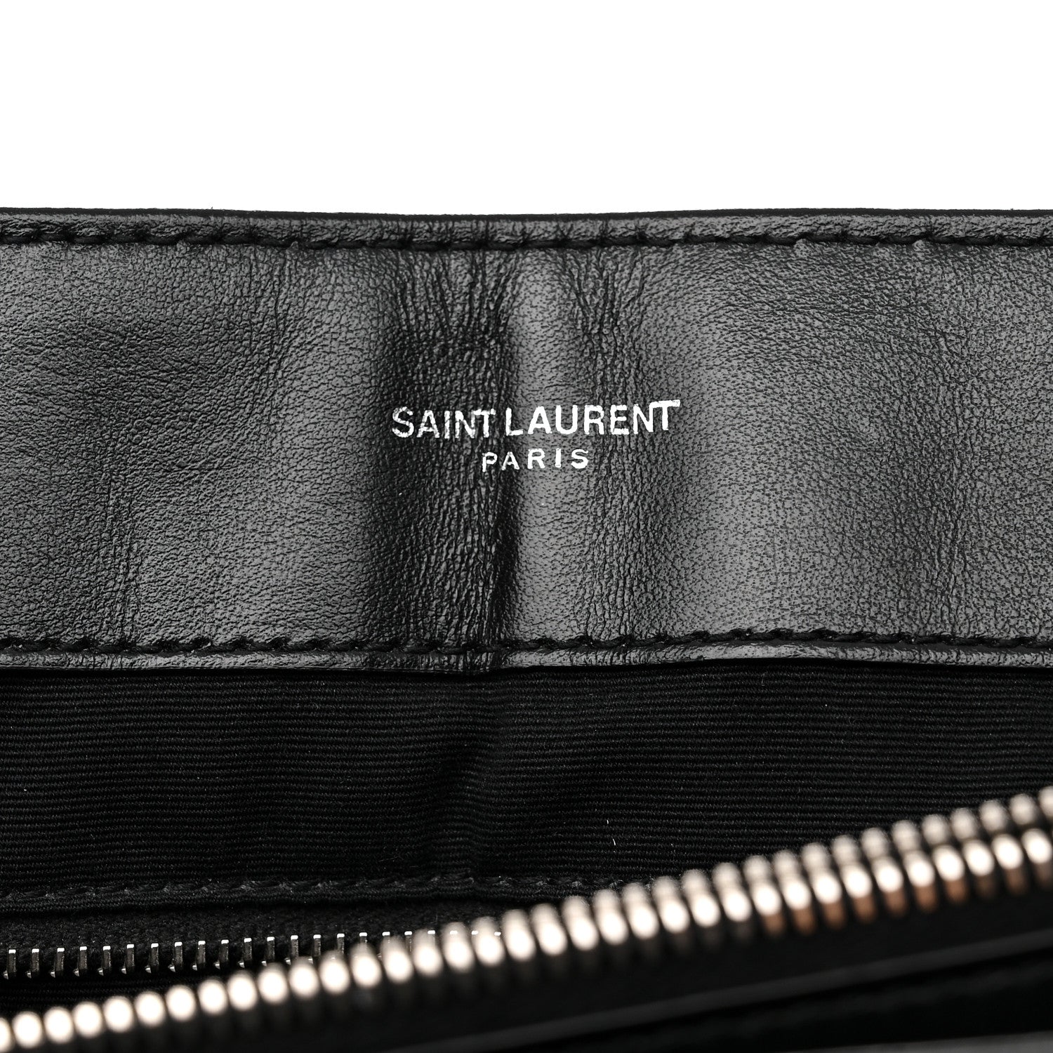 Saint Laurent Calfskin Y Quilted Monogram Large Loulou Chain Satchel Black 8 of 11