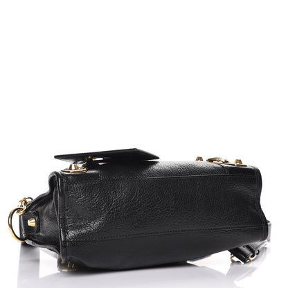 Balenciaga Chevre Gold Metallic Edge Hardware Mini City Black 4 of 7