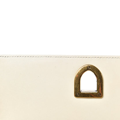 Christian Dior Lambskin Studded Small Diorama Flap Bag Off White 7 of 11