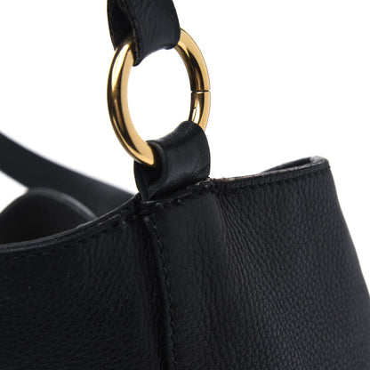 Gucci Pebbled Calfskin Medium Twill Tote Black 25 of 34