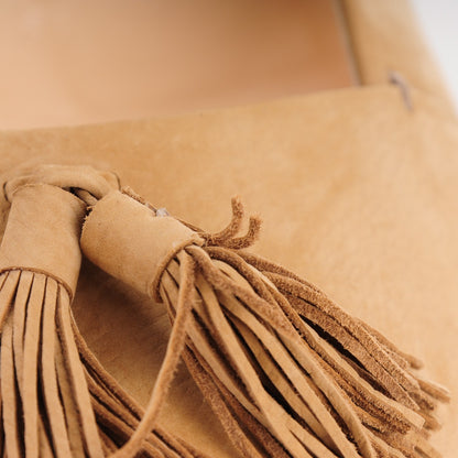 Christian Louboutin CHRISTIAN LOUBOUTIN Suede Carmel CA 70 Wedge Espadrilles 39 Noisette 9 of 9