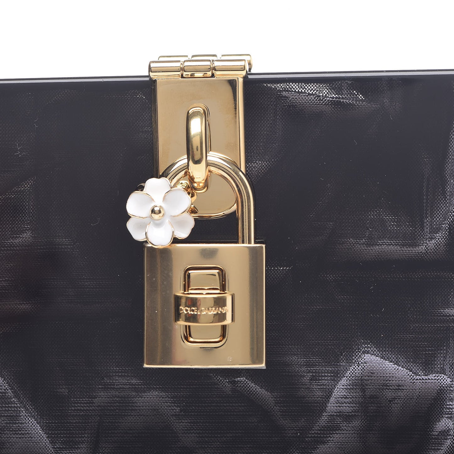 Plexiglass Dolce Box Clutch