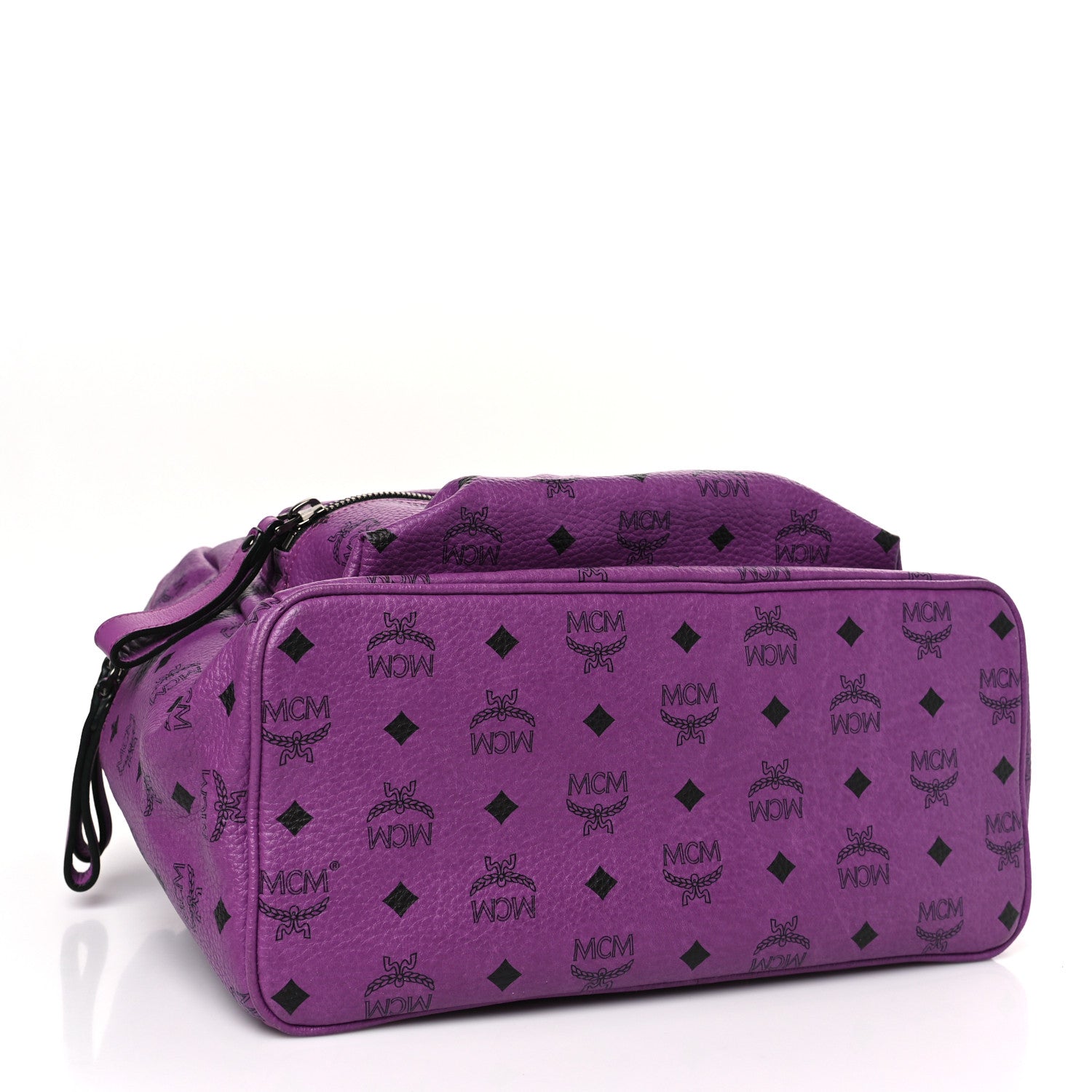MCM Visetos Medium Sprinkle Stud Stark Backpack Purple 4 of 9