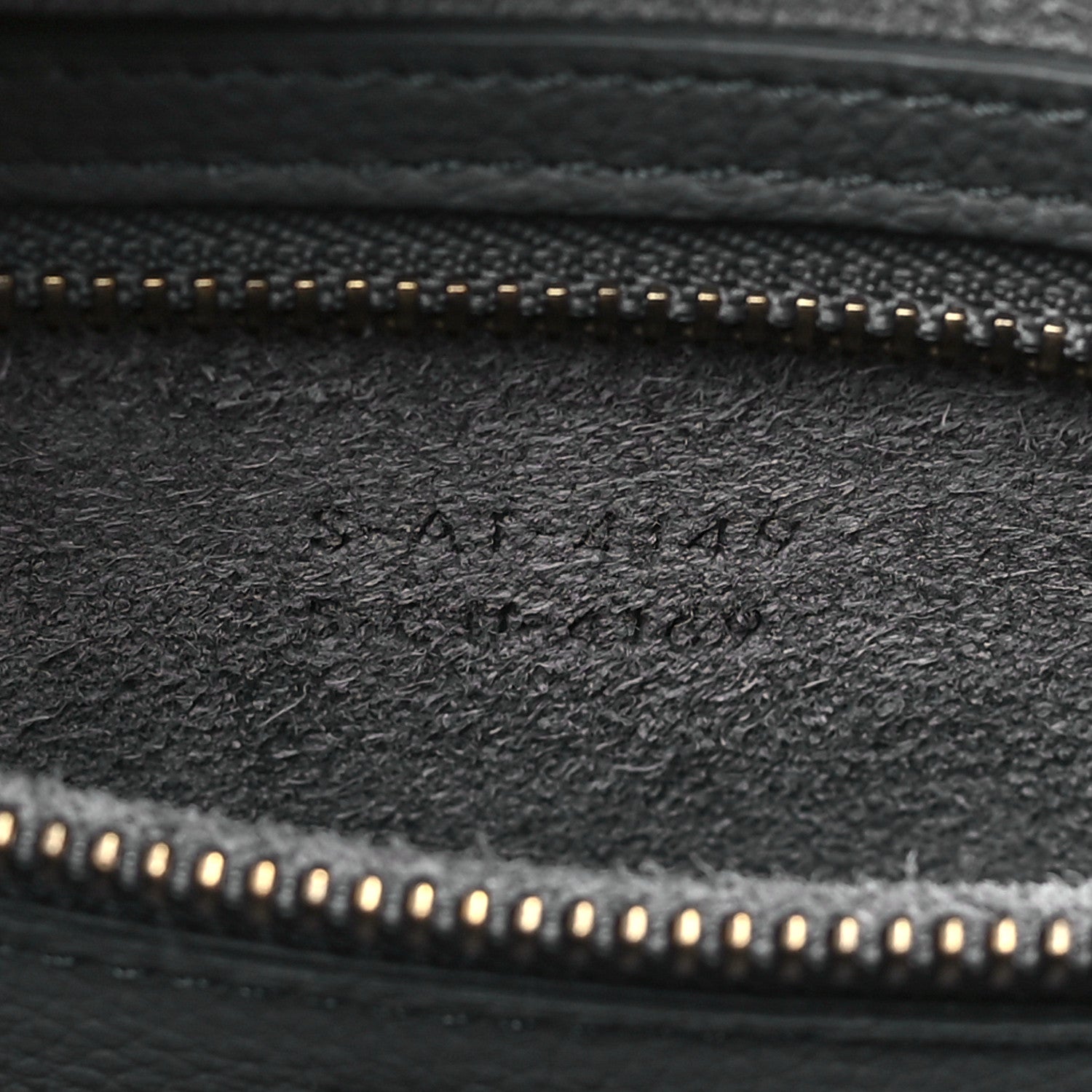 Celine Drummed Calfskin Mini Luggage Kohl 8 of 10