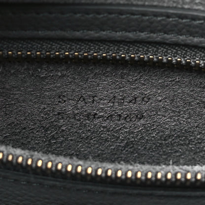 Celine Drummed Calfskin Mini Luggage Kohl 8 of 10