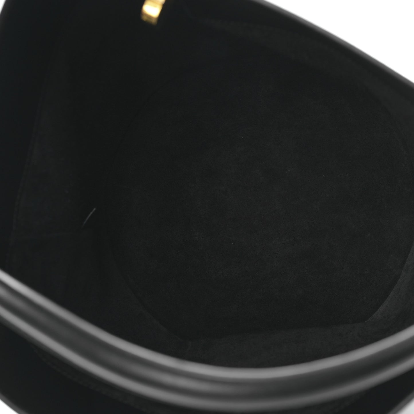 Smooth Calfskin Bucket 16 Bag Black