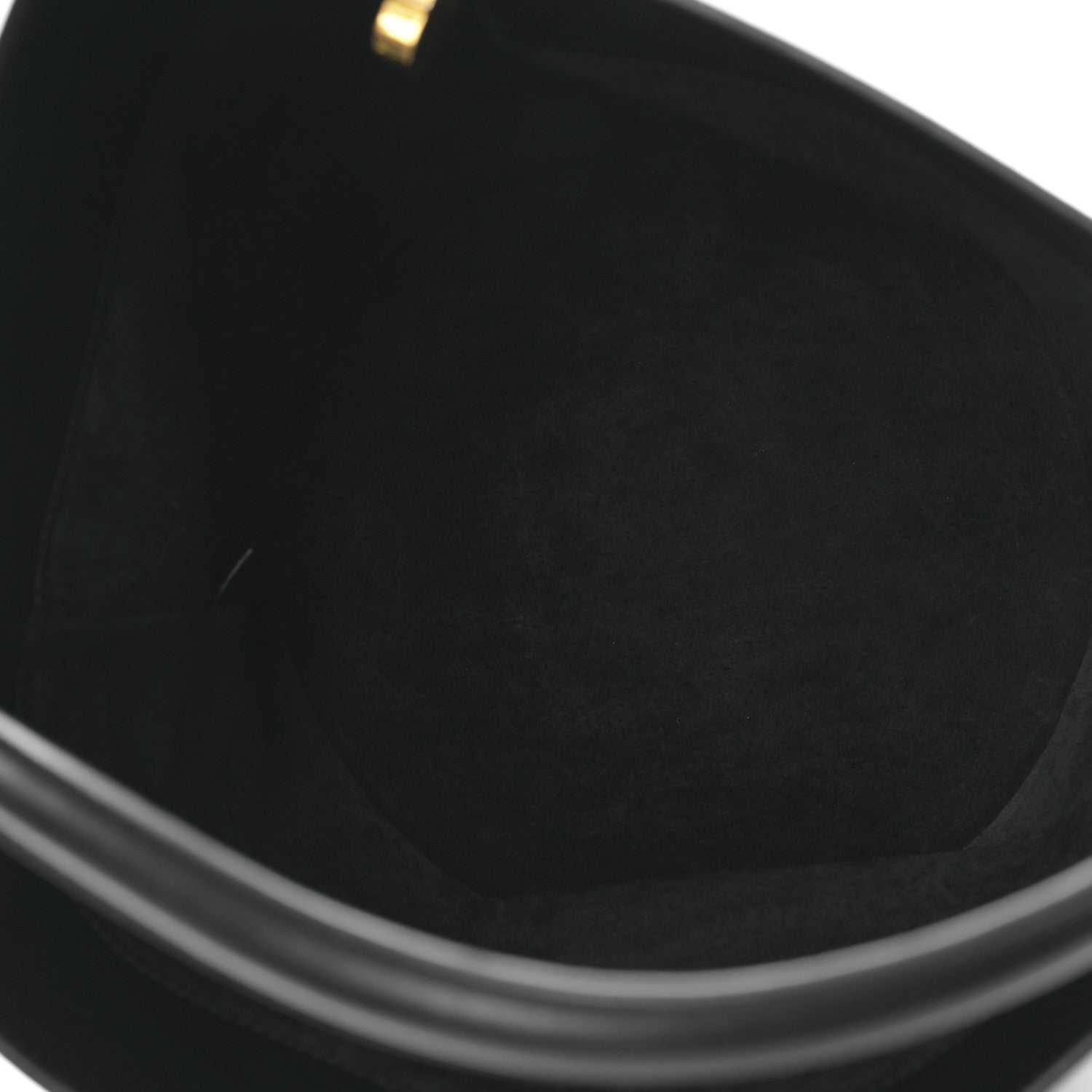 Celine Smooth Calfskin Bucket 16 Bag Black 7 of 11