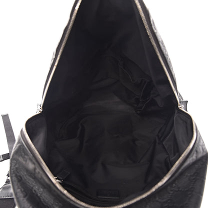 Gucci Guccissima Classic Backpack Black 7 of 15
