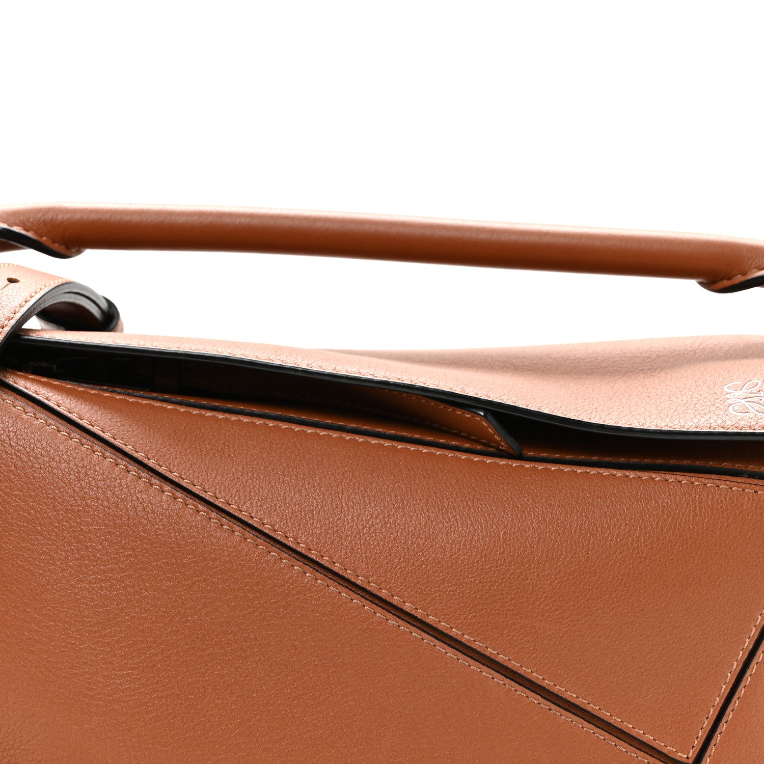 Loewe Calfskin Small Puzzle Edge Bag Tan 7 of 9